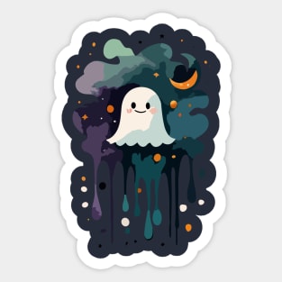 Cute Ghost Sticker